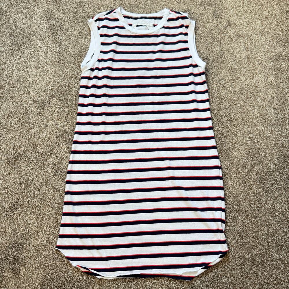 Frank & Eileen Mini Cory Vintage Muscle Tee Dress Medium Red Navy White USA